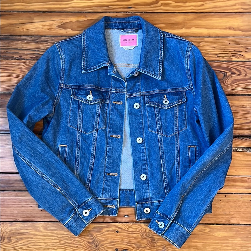 Kate Spade Blue Denim Jacket
